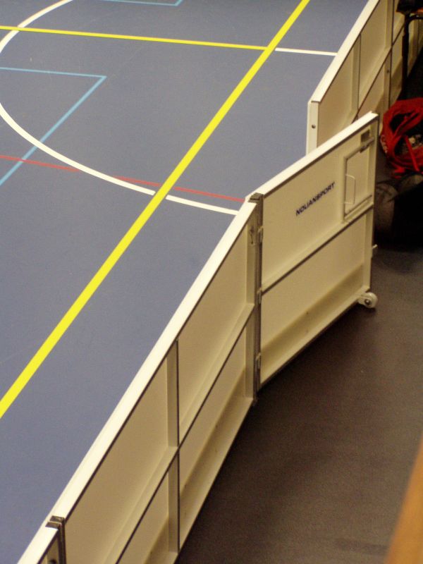 RAMBARDE AMOVIBLE DE RINK HOCKEY / ROLLER HOCKEY PEHD Nouansport