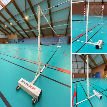 POTEAUX DE BADMINTON SUR EMBASE MOBILE - SCOLAIRE