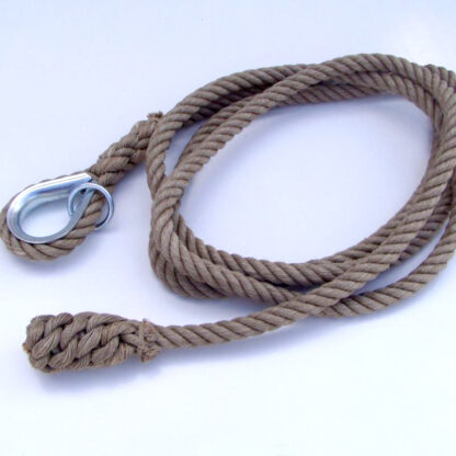 CORDE LISSE CHANVRE - LONGUEUR 6,70M -  Ø30MM