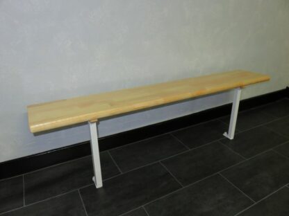 BANC VESTIAIRE - SAPIN LAMELLÉ COLLÉ - FIXATION MUR/SOL