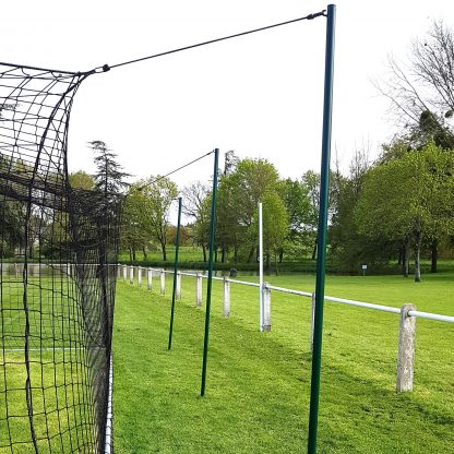 MÂTS DE SOUTIEN POUR FILET DE FOOT A 11 - VERT - JEU DE 3