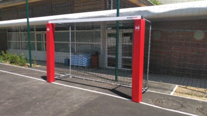 JEU DE 2 PROTECTIONS DE BUT DE HAND - ROUGE
