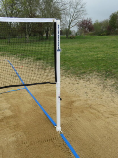 ENSEMBLE POUR BADMINTON SUR SABLE- ACIER - COMPÉTITION - FFBAD