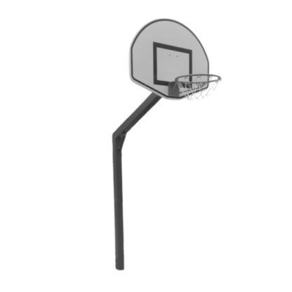 BÂTI DE BUT DE BASKET - À SCELLER - HAUTEUR 2.60M - DÉPORT 1.20M - POUR PETITS PANNEAUX - À COMPOSER – Image 3