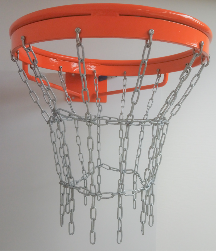 La paire de filets pour Panier de Basket en Nylon blanc