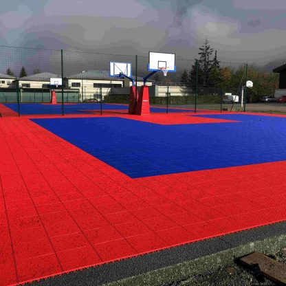 DALLES À CLIPSER EN POLYPROPYLÈNE - 30 X 30CM - SOL SPORTIF INTÉRIEUR OU EXTÉRIEUR