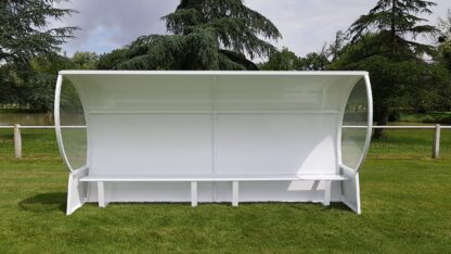 ABRIS DE TOUCHE - HAUTEUR 2M - ARRIÈRE ALU - JOUES TRANSPARENTES - GAMME OVALIE – Image 4