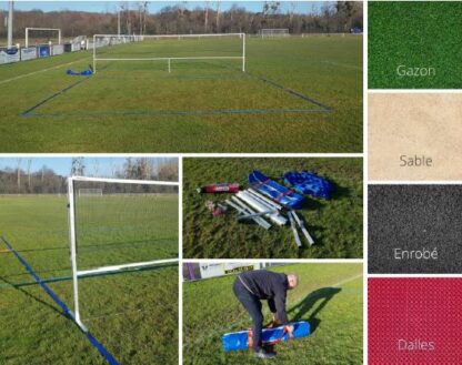 ENSEMBLE AUTO STABLE ALUMINIUM POUR AIRBADMINTON – MULTISUPPORT
