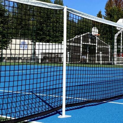 POTEAUX DE SOUTIEN DE TENNIS JEU SIMPLE - ALUMINIUM
