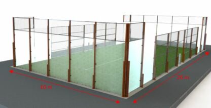 PISTE DE PADEL - SUR PLATINE - INTÉRIEUR – Image 2