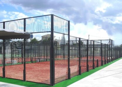PISTE PADEL - SUR PLATINE - EXTÉRIEUR - TRAITÉ ANTI-CORROSION ET THERMOLAQUÉ