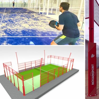 PISTE DE PADEL - SUR PLATINE - INTÉRIEUR