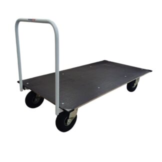 CHARIOT DE DALLES ET/OU TATAMIS SUR ROUES GONFLABLES PLATEAU : L2000 X L1000 MM - CHARGE MAX 500KG
