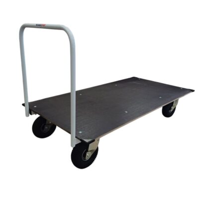 CHARIOT DE DALLES ET/OU TATAMIS SUR ROUES GONFLABLES PLATEAU : L2000 X L1000 MM - CHARGE MAX 500KG