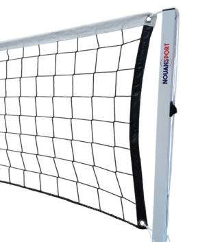 FILET DE SOFT VOLLEY & VOLLEY M11 - 6.10 X 0.8M - FIL Ø 2,3MM - MAILLES 100X100MM - NOIR