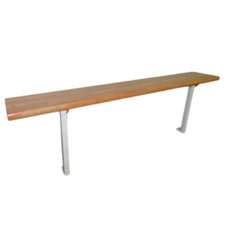 BANC HÊTRE LAMELLÉ COLLÉ - FIXATION MUR/SOL