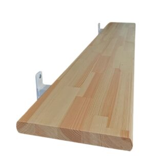 BANC PIN LAMELLÉ COLLÉ - FIXATION SUR MUR PORTEUR
