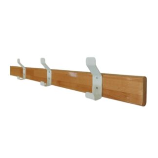 LISSE PIN LAMELLÉ COLLÉ AVEC PATÈRES – FIXATION MURALE