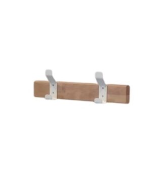 LISSE HÊTRE LAMELLÉ COLLÉ AVEC PATÈRES – PMR 50CM FIXATION MURALE