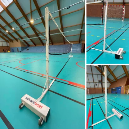 POTEAUX DE BADMINTON SUR EMBASE MOBILE - SCOLAIRE