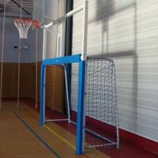 JEU DE 3 PROTECTIONS DE BUT DE HAND - ROUGE