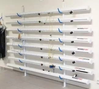 RATELIER DE RANGEMENT MURAL 8 PLACES