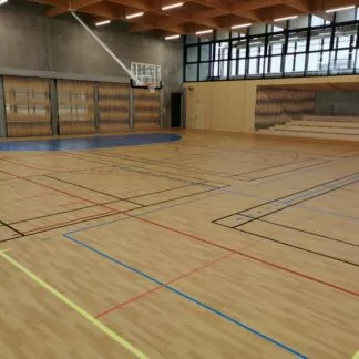 TRACÉS INTÉRIEURS DE GYMNASE