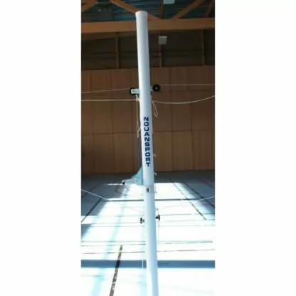POTEAUX DE VOLLEY DOUBLE ALUMINIUM - CLASSE C - TENSION TREUIL A SANGLE