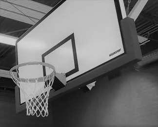 PROTECTION BAS DE PANNEAU DE BASKET 180X105CM ÉPAISSEUR 20 / 25 MM - NOIR