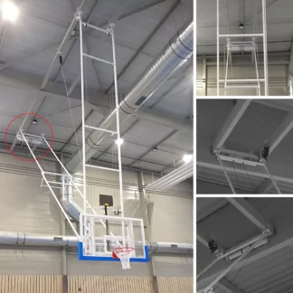 ENROULEUR ÉLECTRIQUE SPÉCIAL BUT DE BASKET PANTOGRAPHE