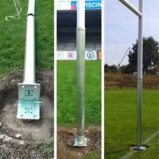 JEU DE 2 CHARNIÈRES RENFORCÉES POUR BUT DE RUGBY