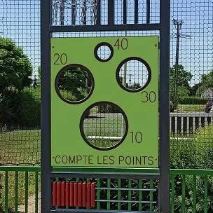 PANNEAU LUDIQUE HPL – MODÈLE CIBLES