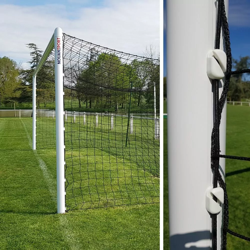 BUT DE FOOT À 8 ALUMINIUM POUR FOURREAUX AVEC CROCHETS MONTÉS
