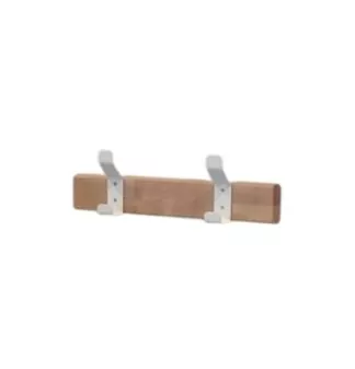 LISSE HÊTRE LAMELLÉ COLLÉ AVEC PATÈRES – PMR 50CM FIXATION MURALE